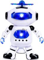 SHINETOY ENTERTAIN KIDS Multicolor Abs Plastic Dancing Robot Toys for Toddler Boys and Girls