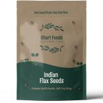 Khari Foods 1kg Flax Seeds | Raw Alsi Seeds | High Fibre Edible Seed