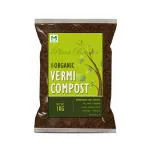 MyOwnGarden Vermicompost 1kg for Plants - Premium Quality Manure for Gardening