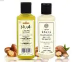 Khadi Herbal Hair Combo Shampoo & Conditioner Argan Oil with Honey (Paraben Chemical Free) (420 ml