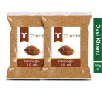 Trinetra Desi Khand 2 kg (1Kg X 2 Pack) Sugar