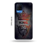 Tweakymod Printed Beard King Back Cover For Oppo A54 4G