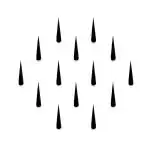 Comet Busters Black Tilak Bindi (9mm) (BIN2021) Pack of 1