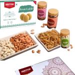 Indiyum Gift Hamper | Premium Gift Box | Besan Ladoo | Dry Fruits | Sweets gift box