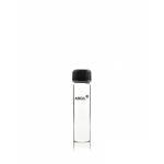 ABGIL Borosilicate Glass Culture Tube Flat Bottom With Screw Cap 15ml Capacity, Pack of 50