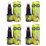 DEE INDIA HERBALS 100% Natural Ayurvedic Digestive A.P. Zyme Syrup with Pineapple Flavour For Acidity or Indigestion (200ml each, Pack of 4)