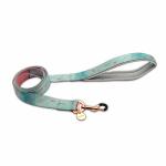 Glucklich Elegance Printed Pet Leashes with Gold Plated Metal Hook (M, Floral Mist)