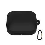 Kolorcase OnePlus Buds Pro Black Silicone Case Cover with Hook