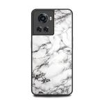 WallCraft Back Cover For OnePlus 10R ( MARBLE, BLACK AND WHITE, ABSTRACT, TEXTURE )