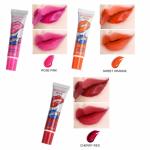 RYCO magic peel off tattoo lipstick pack of 3 rose pink, sweet orange n cherry red