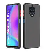 SLC-e Smoke Back Case Compatible for Redmi Mi Note 9 pro max | Dual Layer Protective Matte Finish Cover (PACK OF 1)