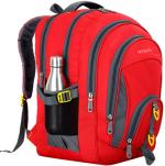 Myron Large 45 L Laptop Backpack Unisex Heavy Duty Durable Class 5Th To 10Th For School College Travel Waterproof (Red)