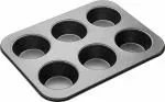 noble foods Aluminium Muffin Mould 6 Cavity