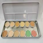 KRYOLAN Camouflage Creme Foundation Palette (12 Multi-Shades) Foundation (100 ml)