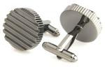 PELUCHE Grooved Cufflinks For Men