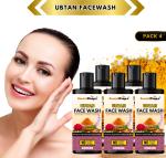 Smartdrops Ubtan For All Skin Types With Turmeric And Saffron For Tan Removal And Skin Brightening Face Wash, 500 Ml For Men, Women (Pack Of 5)
