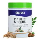OZiva Protein & Herbs | Whey Protein for Men| For Muscles Building & Recovery | Cafe Mocha (500g)