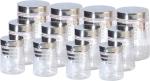 Crew4 Clear Plastic Pumpkin Jars With Lid (Pack of 12)