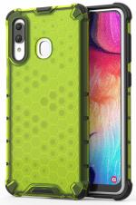 Amosite Honeycomb Design Back Cover Case For Samsung Galaxy A20 Green