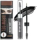 DAIMANPU HANDAIYAN Eye Brow Gel Black Waterproof Extreme Tinting Sweatproof Eyebrow Dyeing Cream 3.5 ml (Black)