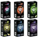NottyBoy Unique Combo Flavour Pack 4in1, Ribbed, Raised Dots, Over Time,More Lube Condoms- 60 Pieces