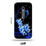 Tweakymod Printed Flowers Back Cover for MOTO G3