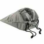 GODS Non Woven Travel Shoe Cover String Bag Organizer Shoe Print Storage Bag - 43x30 cm (Grey) - Pack Of 3