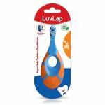 LuvLap Multicolor Nylon Turtle Shaped Baby Manual Toothbrush and Toddler