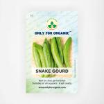 Only For Organic Snake Gourd Seeds (20 Nos)