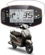 OBEROIS TRADERS Tempered Glass Guard for Speedo Meter Display Screen Guard Tempered Anti Scratch Protector For Access 125 Scooty (Pack of 1)