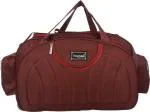 FEDRA Red Polyester Strolley Duffle Bag with Wheels - 60 L