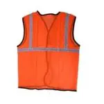 CLOSTER Without Sleeves Plain Reflective Safety Jacket