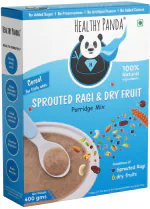 Healthy Panda - Sprouted Ragi Dry fruit Porridge (400 g) / Ragi Powder for babies / Baby cereal/ Sprouted Ragi