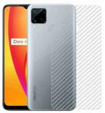 Hi-Tech Realme C15 Textured Pattern Matte Finish Transparent Mobile Skin