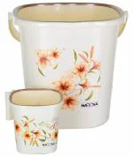 Nayasa Square DLX 2 Pcs Bathroom Set(Bucket 18L+Mug 1.5L)