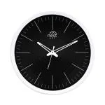 nest ART Wall Clock for Living Room, Bedroom, Home, Office, Kitchen, Round Shape Attractive Stylish Plastic Wall Clock for Home Decor (13 inch) White