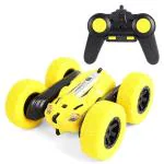 INCLUS SHOP Double Sided 360 Degree Rotating Stunt Car 4WD Remote Control Monster Truck High Speed Rock Crawler Cars Toy for Kids (Multicolor)