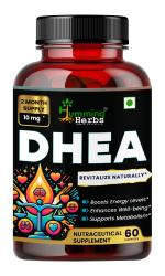 Humming Herbs DHEA 10mg Supplement - Micronized for Enhanced Absorption - Boosts Energy, Supports Metabolism - 60 Capsules