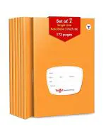 Target Single Line Notebooks | 172 Pages | 17 cms x 27 cms | Pack of 7
