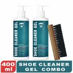ROYAL CARE PROFESSIONAL Shoe Cleaner Foam Spray GEL 200 ML + GEL 200 ML + BRUSH Cleaning Foam | Works on Leather, Whites, Nubuck, Golf Shoes, Basketball Shoes, Boots, Sandals