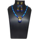 JAYA VISION ENTERPRISES Glass Fancy Beads with Resin Pendant Necklace