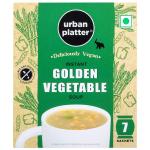 Urban Platter Vegan Instant Golden Vegetable Cup Soup, 112g (7 Sachets)