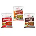 Richday Instant Fresh Healthy Veg Hot And Sour, Manchow, Tomato Soup Powder Premix Packet, 540 G(Pack Of 36,15 G Each,12 Packets Of Each Flavour)