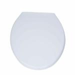PARRYWARE DURASHEEN Series Plastic / PVC SOFT CLOSE SEAT COVER ( White ) | Oval, High grade Materials, Long Lasting | For Western Commode / Water Closet (WC), bathrooms P03-PAR-E82921C