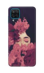 Tweakymod Printed Shy Girl Back Cover For Samsung A12