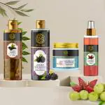 Buddha Natural Anti Grey Hair Advanced Combo - 100% Ayush Certified - Grey Hair Oil + Grey Hair Shampoo + Grey Hair Mist + Grey Hair Conditioner