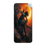 GADGETSWRAP Printed Vinyl Skin Sticker for Samsung Galaxy A13 - Girl On Tree