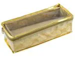 Kuber Industries Gold Wooden One Rod Bangle Box