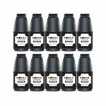 ProDot Kobra 1249 Laser Toner Powder Compatible with HP 12A, 15A, 49A, 53A, 505A, 11A, 51A, 55A, 16A, 42A, 64A & Canon 303, 308, 309, 315, 324 Toner Cartridges (120g, Pack of 10)