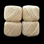 M Fabrics 2 Pieces Cotton Piping Thread Dori (2 mm) (Model No. - 450 Cord) - Pack of 2 Spools (Macrame Cord/Rope for Craft Work, Plant Hanger Ropes 2 Strand/ply Macram? Cord)